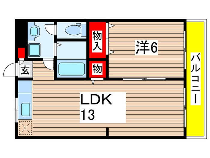 ロイヤルマンションシント－Ｂの物件間取画像