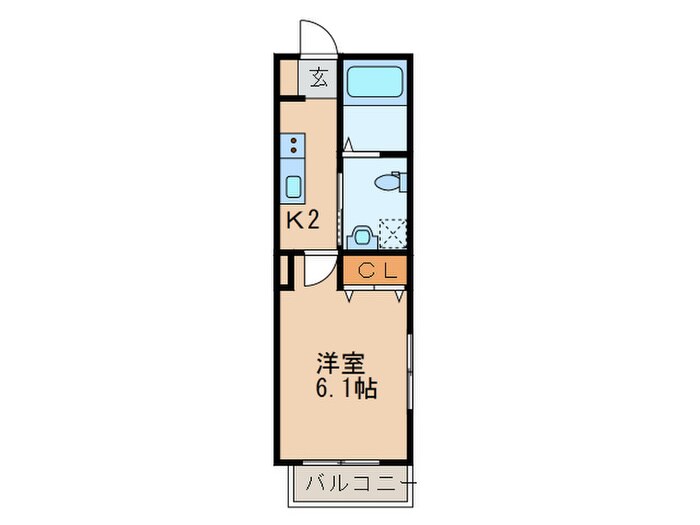 ガーデンコート東府中の物件間取画像