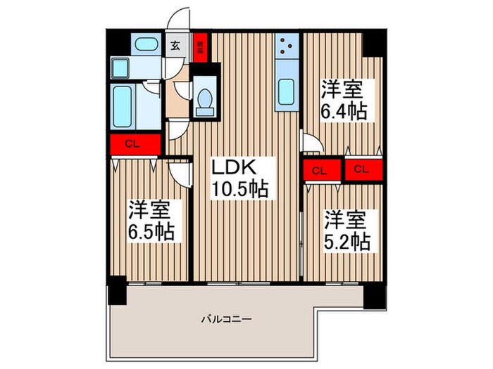 ミラコリーヌ浦和の物件間取画像