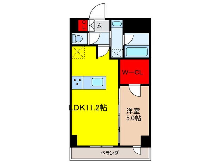 BRICK RESIDENCE 築地明石町の物件間取画像