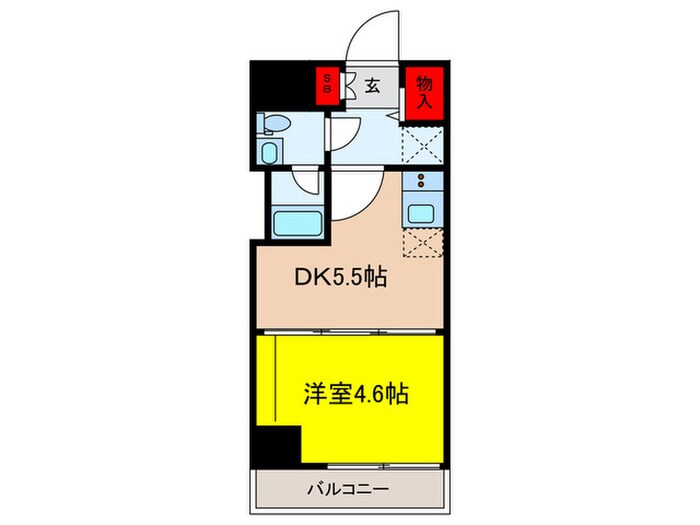 BRICK RESIDENCE 築地明石町の物件間取画像