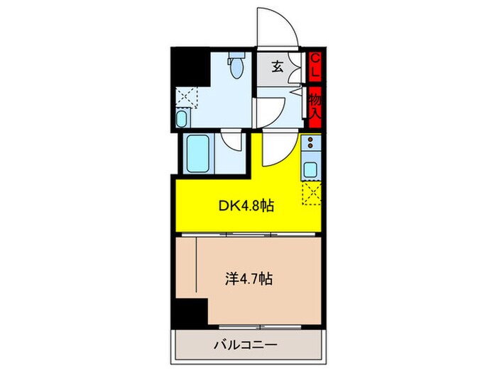 BRICK RESIDENCE 築地明石町の物件間取画像