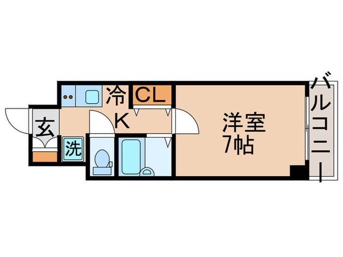 スクエア潮見の物件間取画像