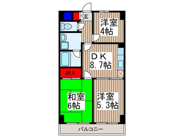 物件間取画像