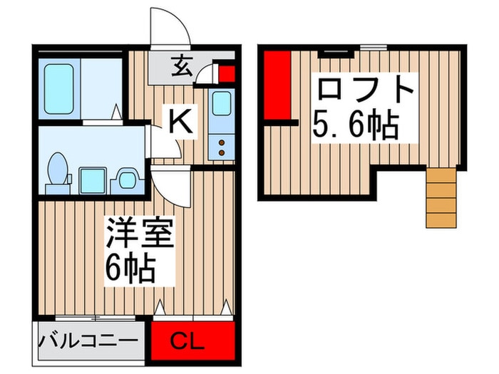 ルッカ新松戸の物件間取画像