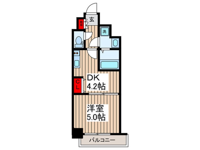 レフィールオーブ南行徳駅前の物件間取画像