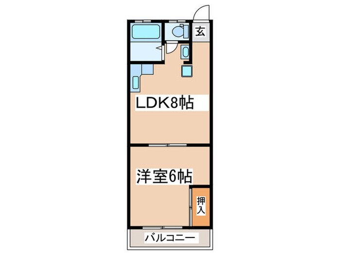 町田園マンションの物件間取画像