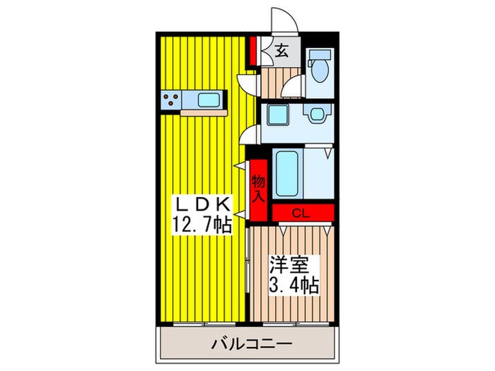 ビビエンダユーの物件間取画像