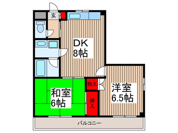 コ－ポ川島の物件間取画像