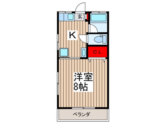 マリンハイツの物件間取画像