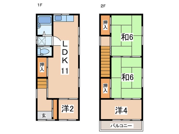 港南6丁目戸建の物件間取画像