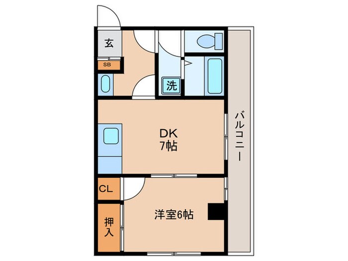 川口屋コーポの物件間取画像