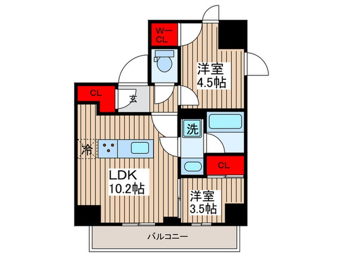 アーバネックス上野元浅草の物件間取画像