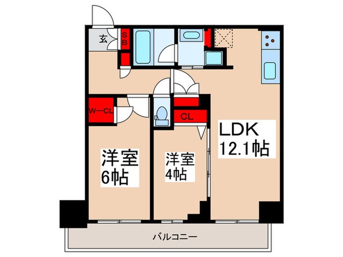 アーバネックス上野元浅草の物件間取画像