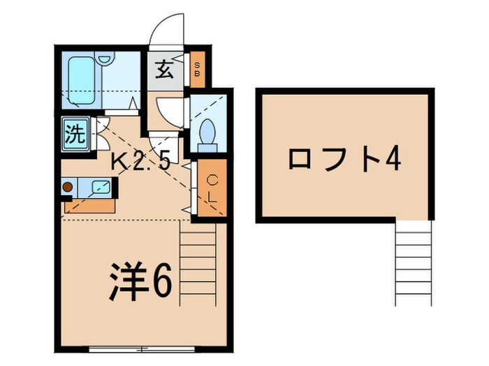 ハックルベリーガーデンの物件間取画像