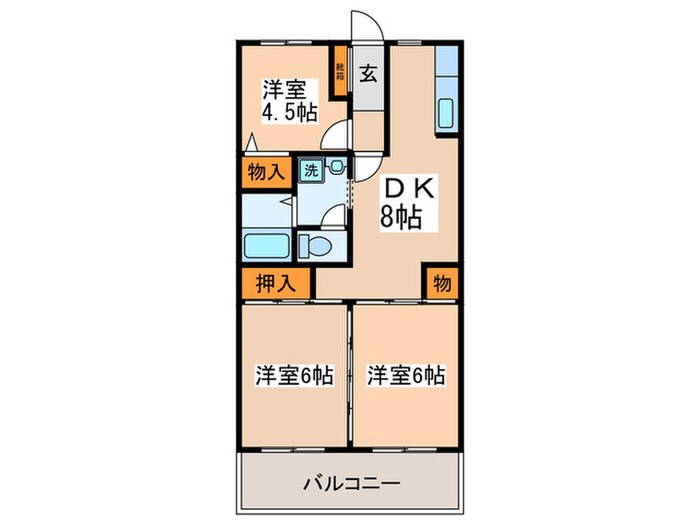 スカイヒル鷺沼の物件間取画像