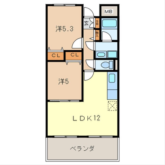 リッシェルの物件間取画像