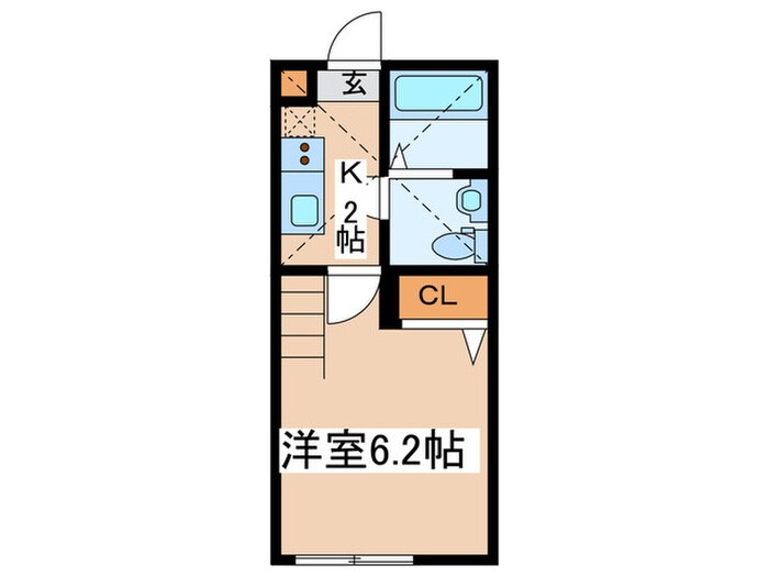 アザーレ・アサンテ東海大学前の物件間取画像