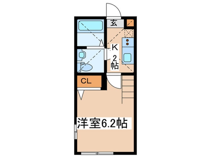 アザーレ・アサンテ東海大学前の物件間取画像