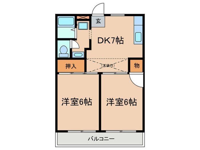 物件間取画像