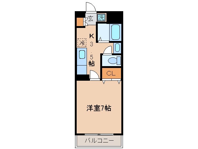 第2片野ハイツ　東館の物件間取画像