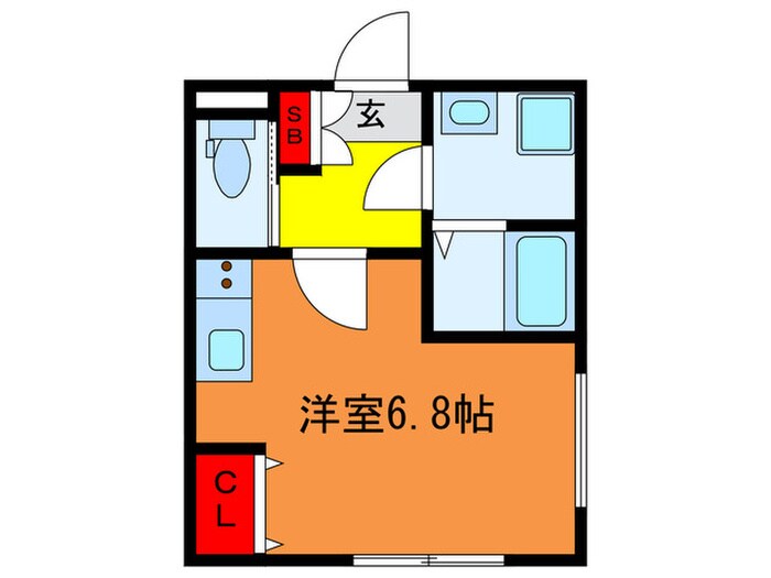 blue palette赤羽弁天通りの物件間取画像