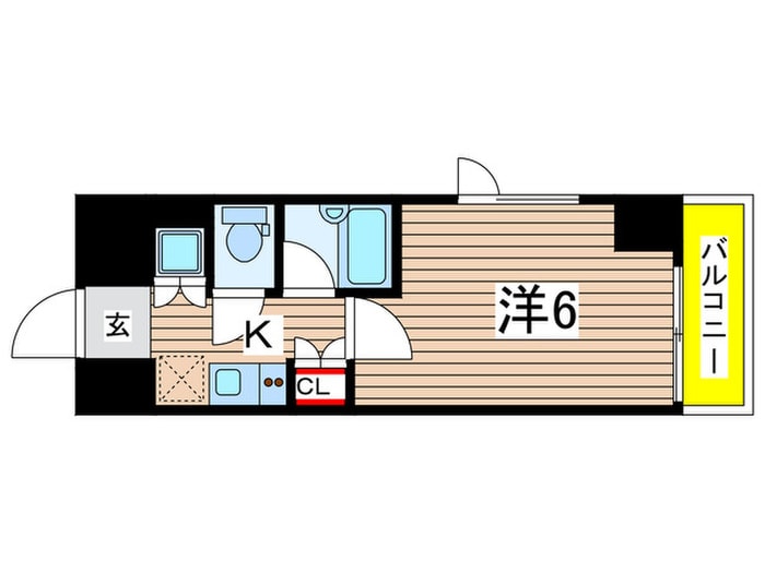 ル－ブル清澄白河弐番館(501)の物件間取画像