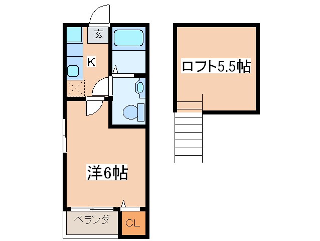 Ｓｔａｇｅ新松戸の物件間取画像