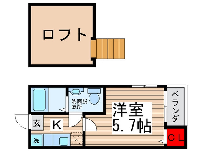 Ｓｔａｇｅ新松戸の物件間取画像