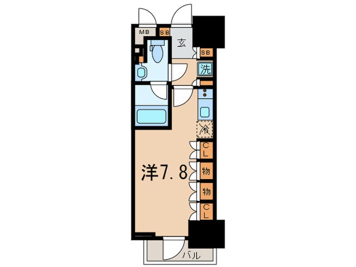 コンフォリア蒲田の物件間取画像