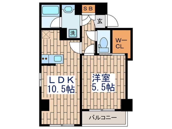 ＰａｒｋＡｘｉｓ池上の物件間取画像