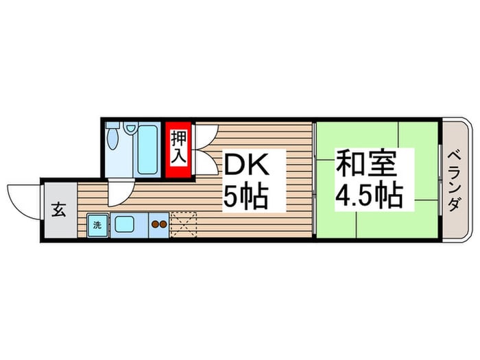カ－サ錦糸町(412)の物件間取画像
