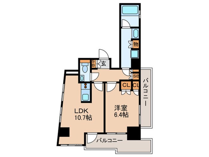 コスモリード石神井公園の物件間取画像