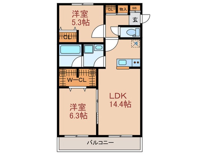 ベルグ文京千駄木の物件間取画像