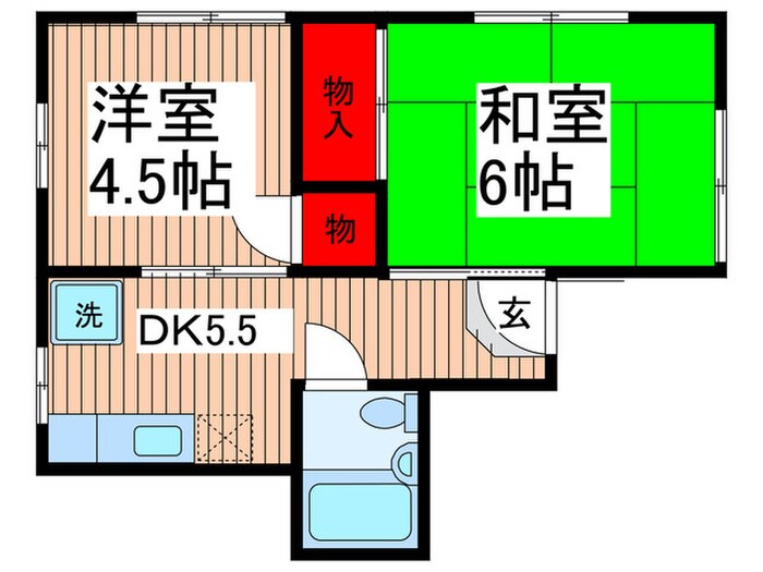 サンフォルム古ヶ崎の物件間取画像