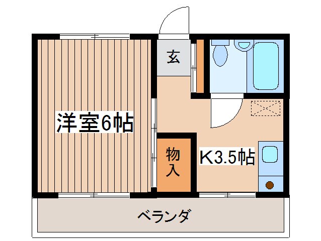 エクレ－ルＫ－７の物件間取画像