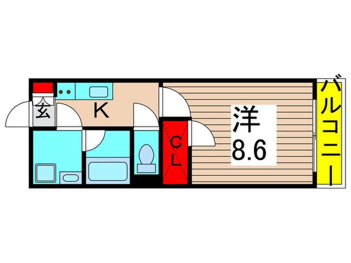 セルクルーズ綾瀬の物件間取画像