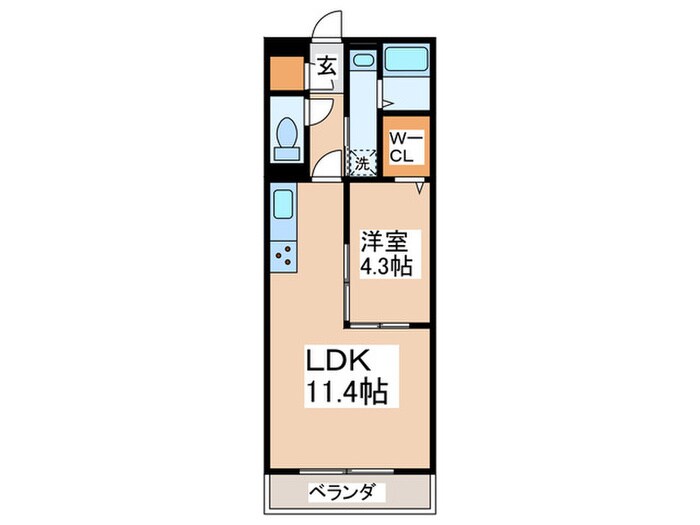 グランメール・カサグランデの物件間取画像