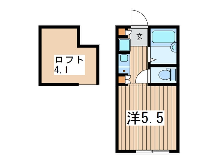 ルミエールコートⅡの物件間取画像