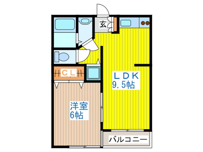 ハイム川原の物件間取画像