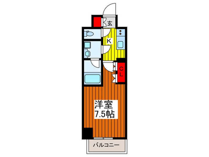 オープンブルーム川口の物件間取画像