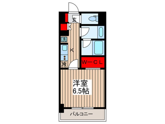 ザ・パークハビオ月島フロントの物件間取画像