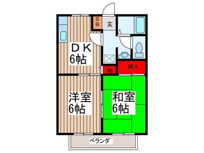 物件間取画像