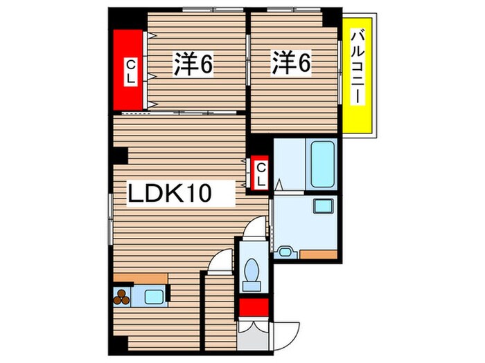 千葉イーストセブンの物件間取画像