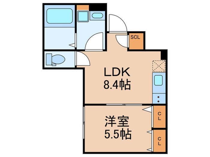 GRAN PASEO島津山EASTの物件間取画像