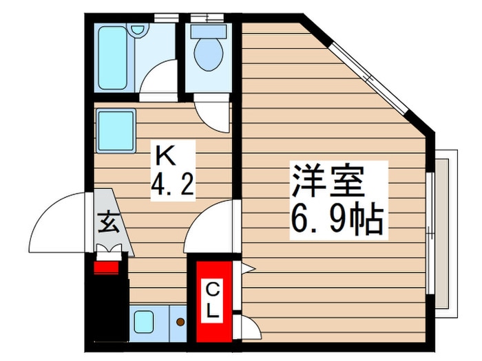 コーポ池田の物件間取画像