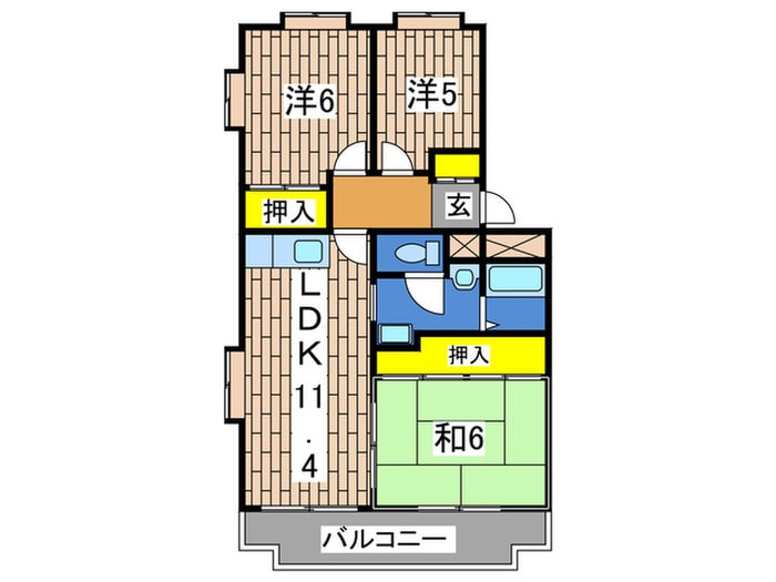 グレイスヒルズの物件間取画像