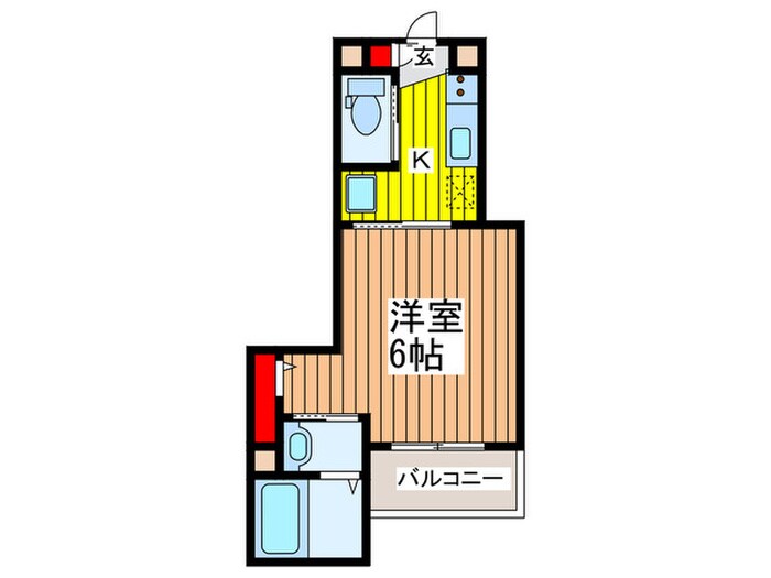 アクシ－ズ新都心の物件間取画像