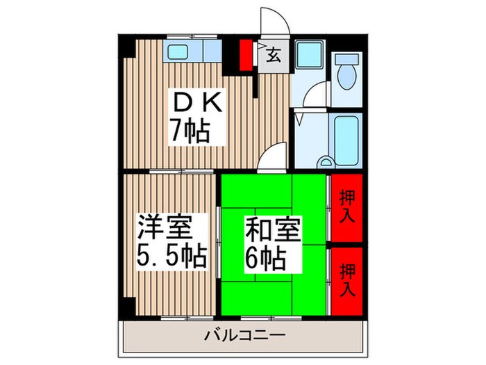 物件間取画像