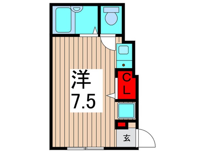 カオス西綾瀬Ⅱの物件間取画像